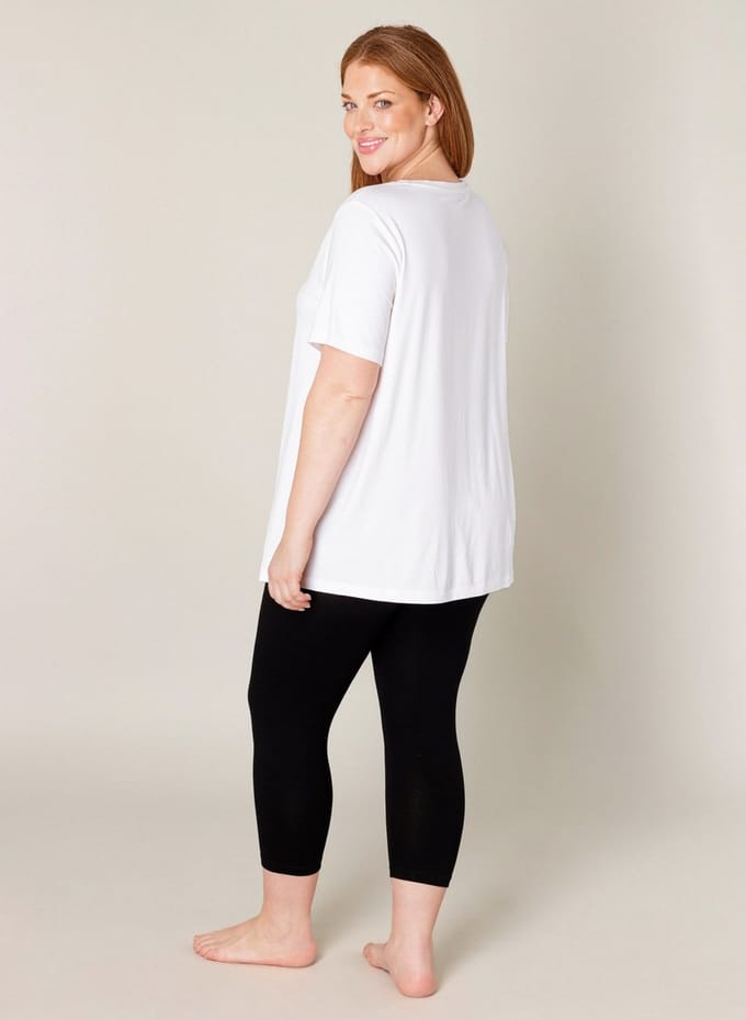 BASE LEVEL CURVY Audrey Legging - Black - maat 5(58/60)