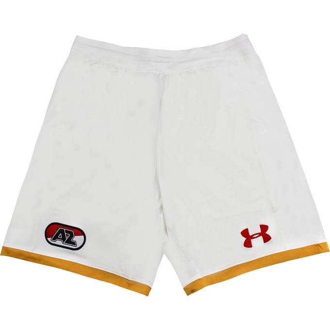 Under Armour AZ Alkmaar Wit Fitted Heren Thuisshort 1294987 101