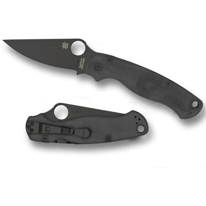 Spyderco Zakmes Paramilitary 2 Black / Black CPM S30V PE