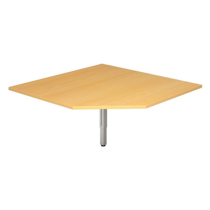 HT12 - trapeziumvormige plaat 120 x 120 Beuken