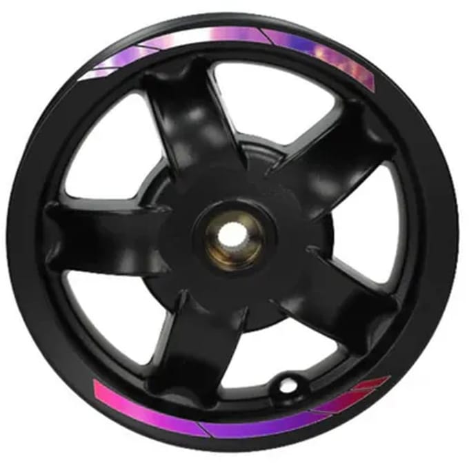 Piaggio Zip Stickerset - Velg Stickers - Roze/Paars Cameleon
