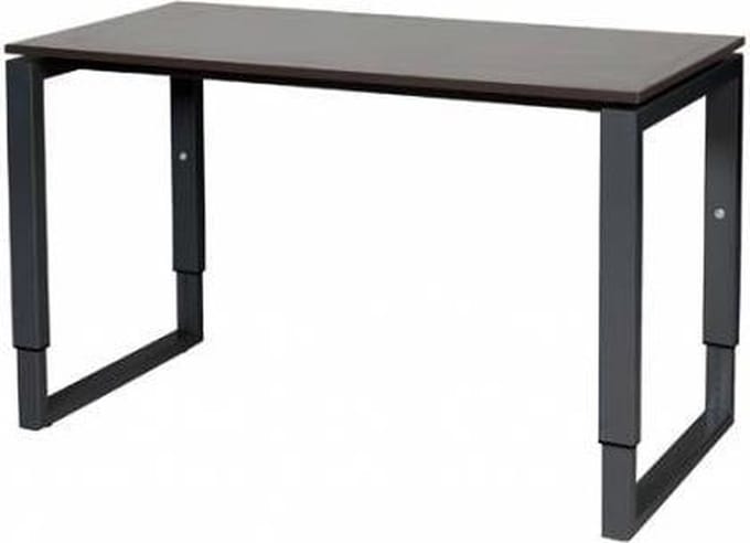 Verstelbaar Bureau - Plus 120x60 logan - zwart frame