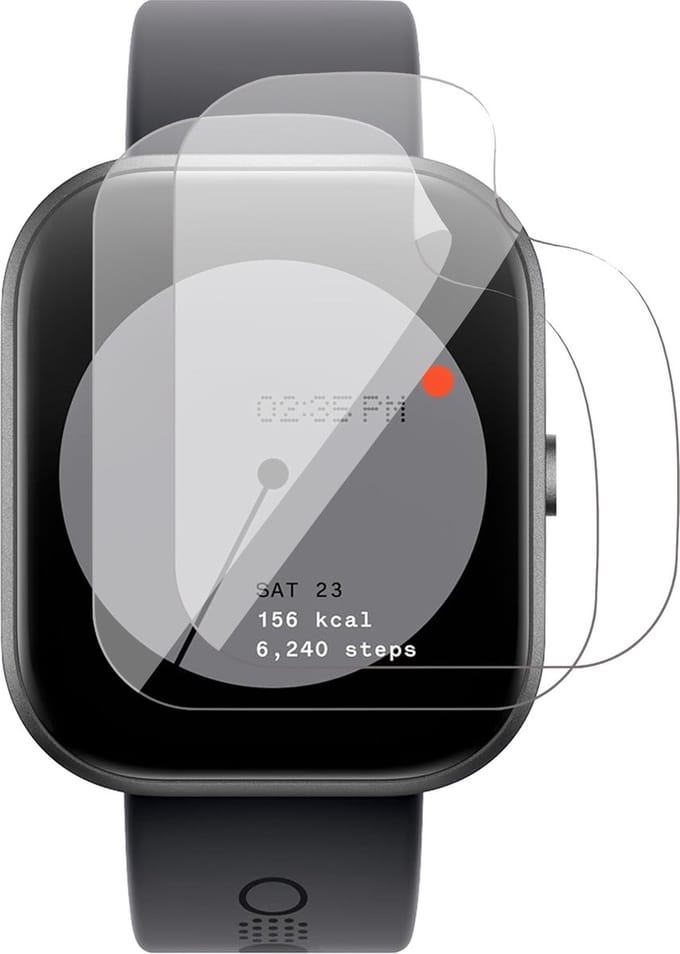Screenprotector geschikt voor CMF Nothing Watch Pro - 2x FlexGuard Screen Protector