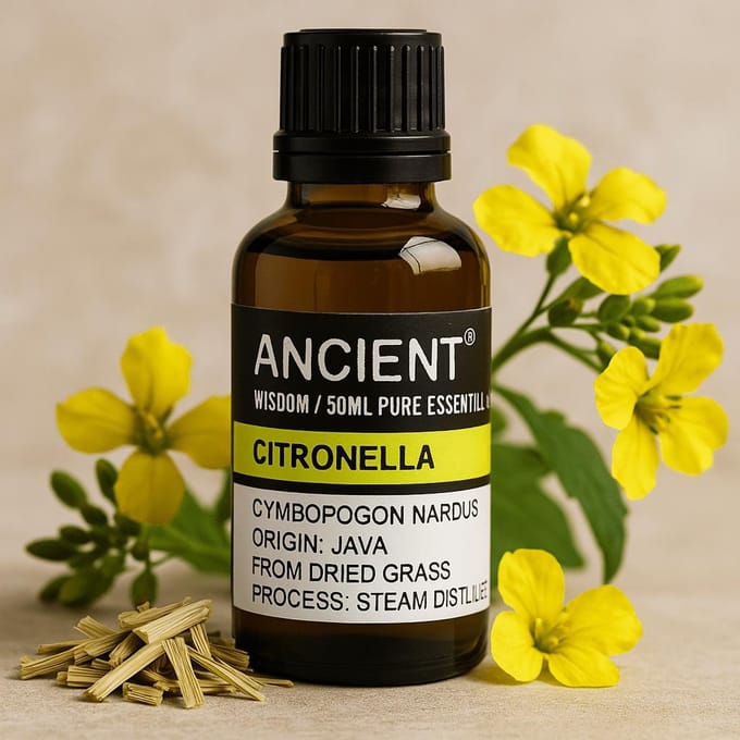 Etherische olie Citronella - Essentiële olie - 50ml - 100% natuurlijk
