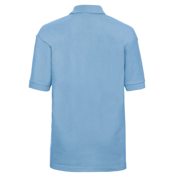 Russell Kinder/Kinder Piqué Poloshirt (Hemelsblauw)