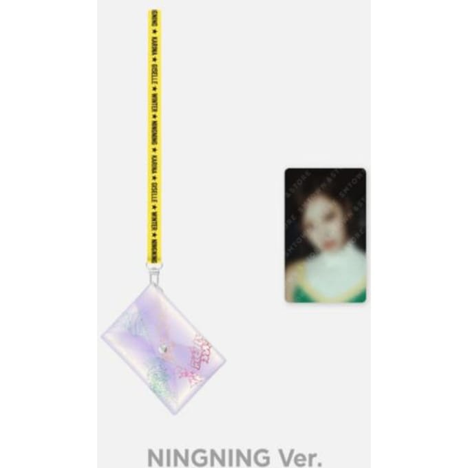 aespa PORTE-CARTE MY WORLD KPOP IDOL marchandises + Carte Photo 1EA