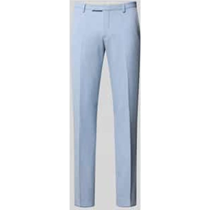 slim fit kostuumbroek met structuurpatroon