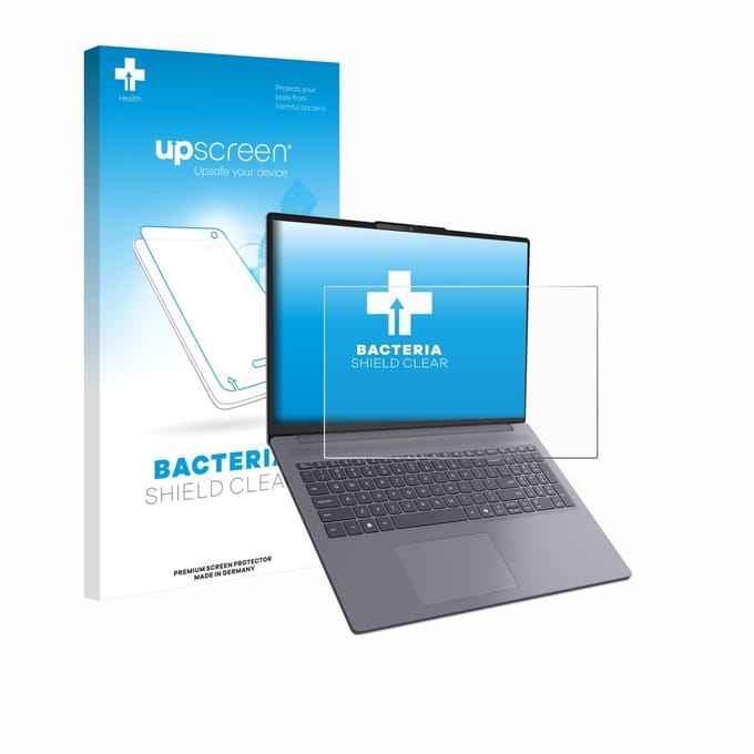 upscreen - Screenprotector voor Lenovo IdeaPad Slim 3i Gen 11 16" - Folie Beschermfolie transparant antibacterieel