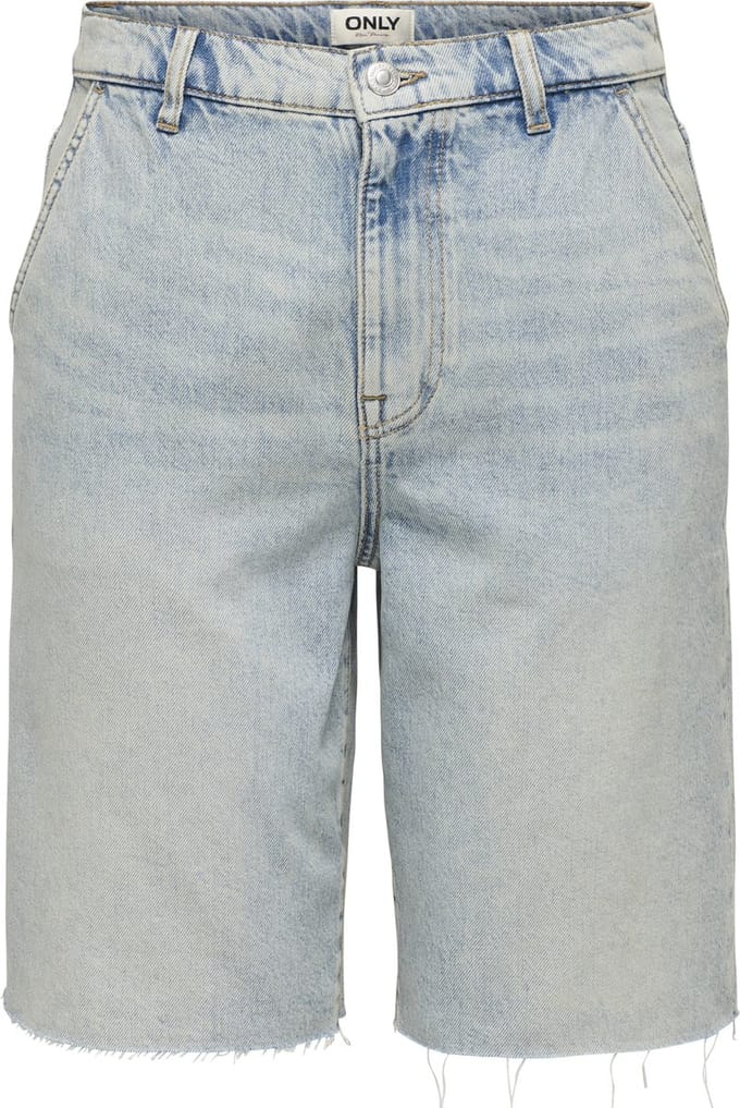 ONLY - ONLRUTH MW LOOSE LONG DNM SHORTS DOT - Dames - Bermuda shorts