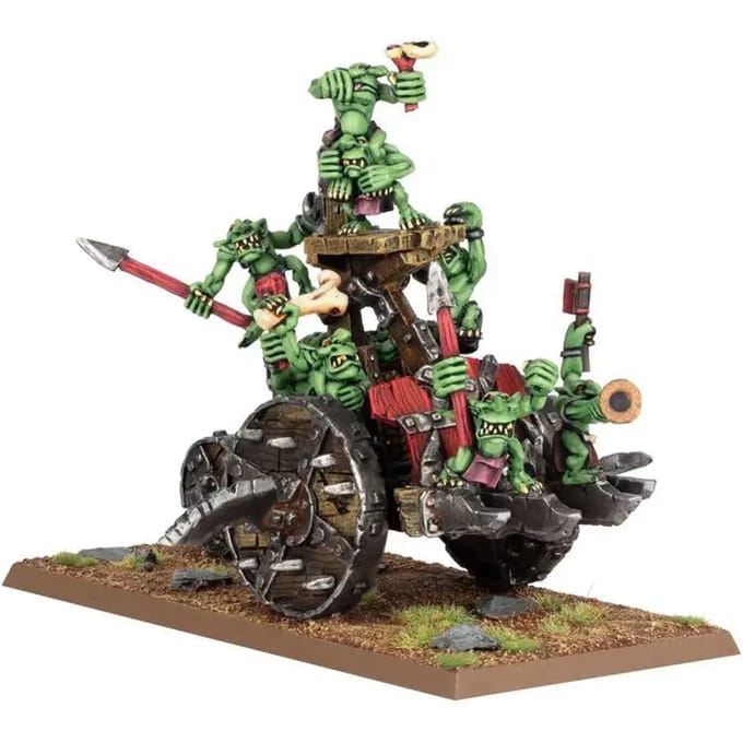 Figurine Games Workshop Warhammer ToW - Orc & Gobelin : Chariot à Pompe Snotlings