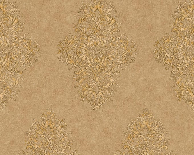 Bruin bronz klassiek behang exclusief 35110-4
