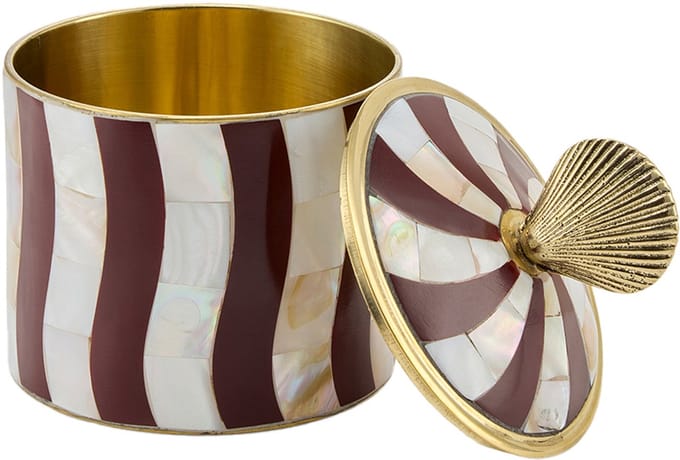 Doing Goods Abby Circusdoosje – Groot – Bordeaux/Parelmoer