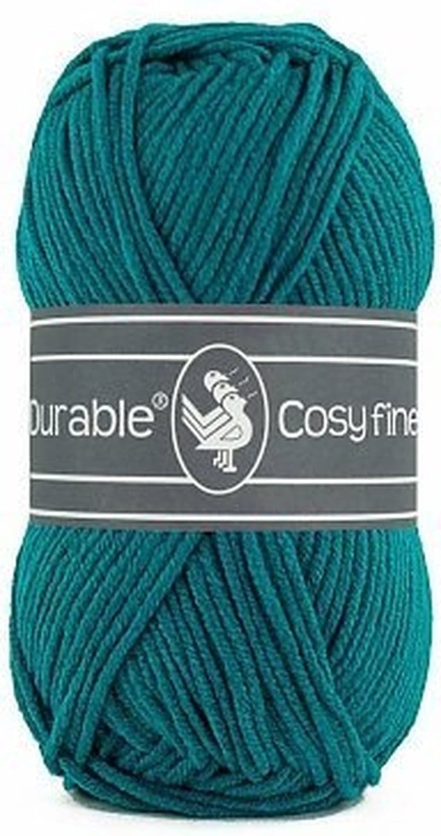 Durable Cosy Fine Teal (2142) - set van 10 bollen van 50 gram