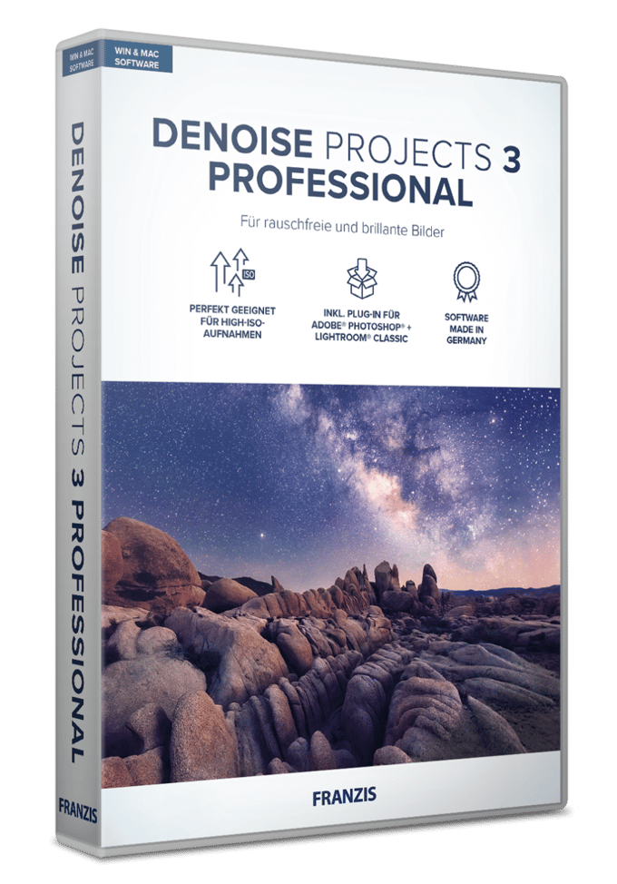 Franzis DENOISE projects professional 3