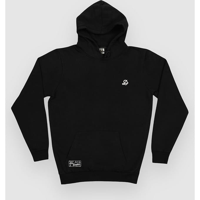 The Dudes D Classic Heavyweight Hoodie zwart