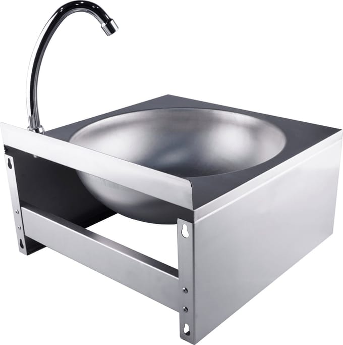 Handwastafel met Kniebediening - Model JUSTIN - Saro 353-1007
