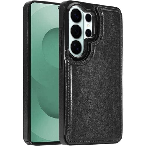 ShieldCase Wallet Case - Geschikt voor Samsung Galaxy S26 Ultra - Portemonnee hoesje - Zwart