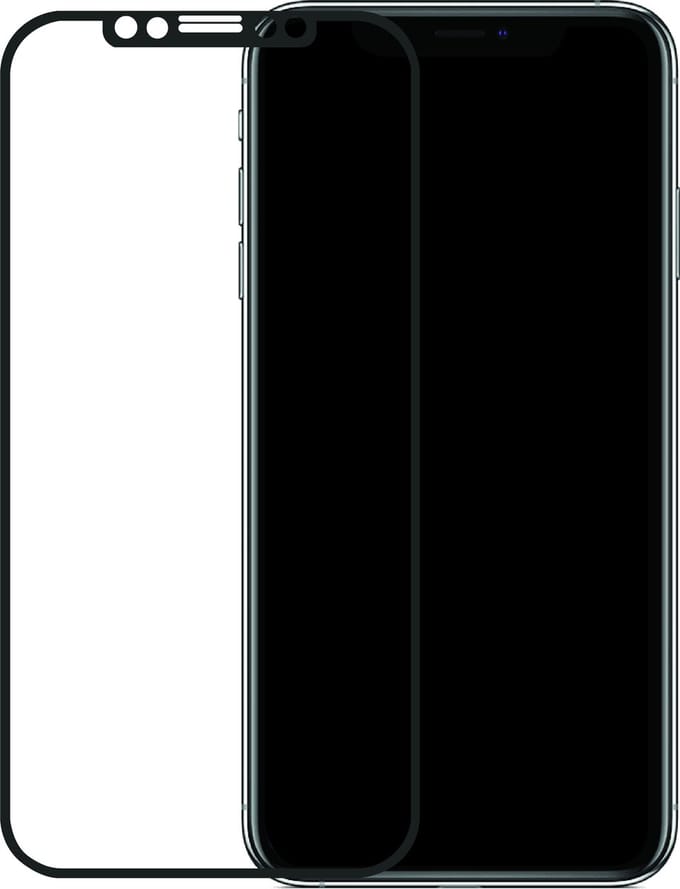 Mobilize Screenprotector geschikt voor Apple iPhone XS Max Glazen | Mobilize Premium Screenprotector - Case Friendly - Zwart