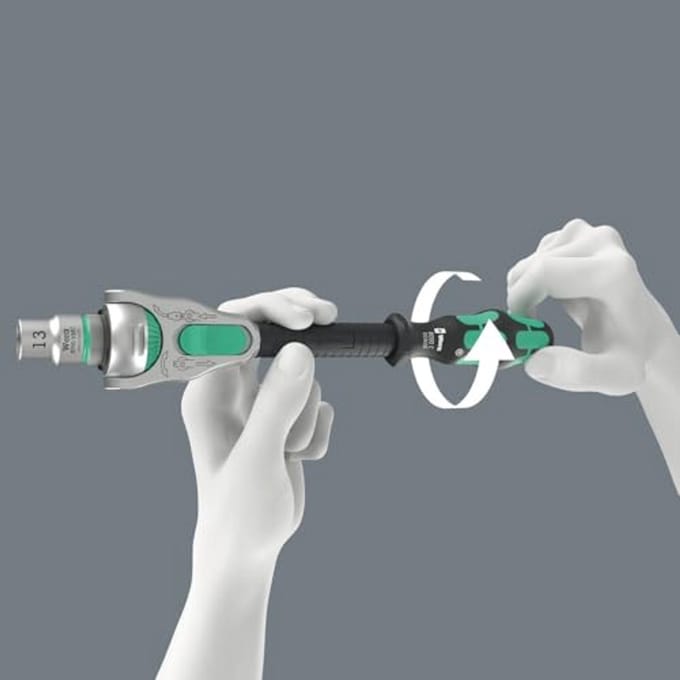 Cyclop ratchet 1/2 inch met 277 mm lange steel