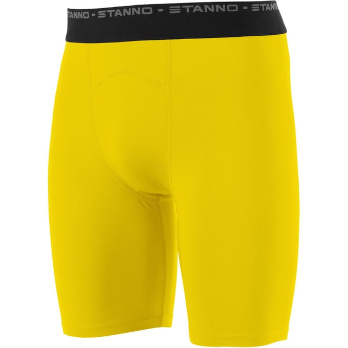 Stanno - Core Baselayer Shorts - Sportbroek - Maat M - Geel