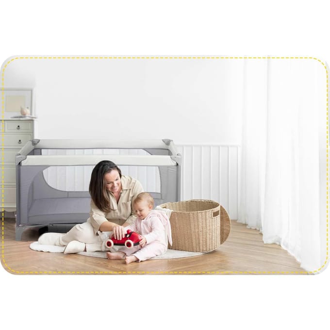 Reiswieg 125 x 65 x 78 cm RK-240 lichtgrijs