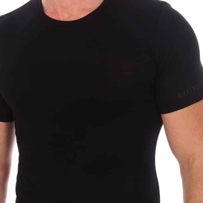 Mode Bamboe T-shirt korte mouw BKK1UTS03SI man