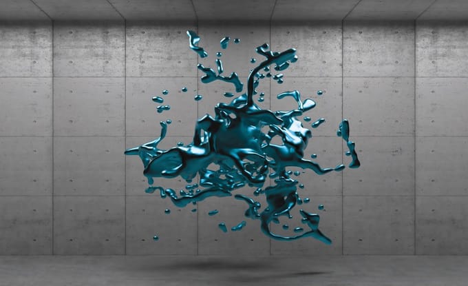 Poster | Turquoise | 104 x 70,5 cm