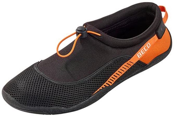 BECO neopreen waterschoenen Beach - oranje/zwart - maat 36