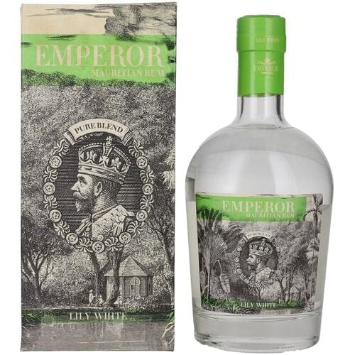 Keizer Rum Emperor Mauritian Rum LILY WHITE 42% Vol. 0,7l in geschenkverpakking