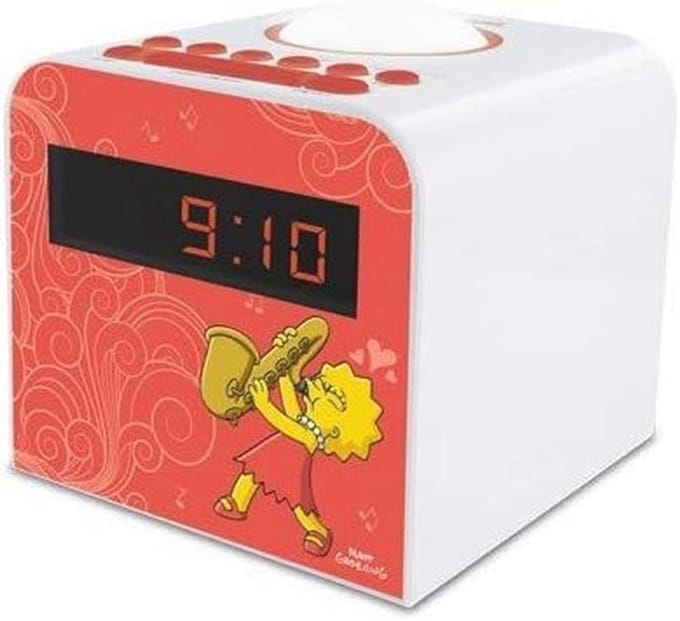 Lisa Simpson Kinderwekker - Rood en Wit
