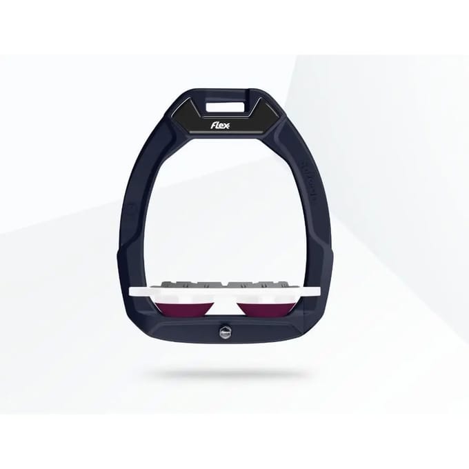 Veiligheidseisen voor paardrijden Plat Grip Rood/Wit/Pruim Flex-On Safe-On