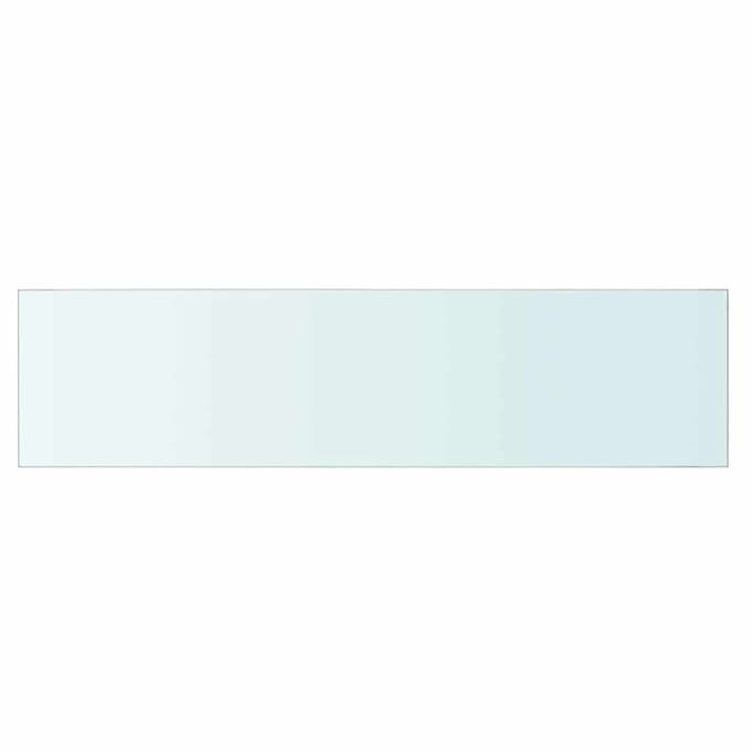 vidaXL - Schappen - 2 - st - 80x20 - cm - glas - transparant