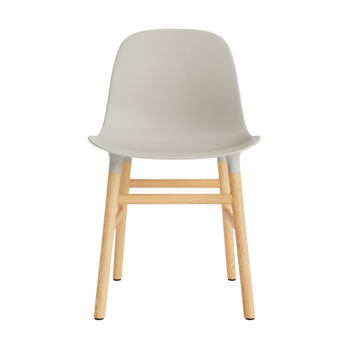 Normann Copenhagen Form stoel met houten frame - NormannCopenhagenFormLightGrey - eiken