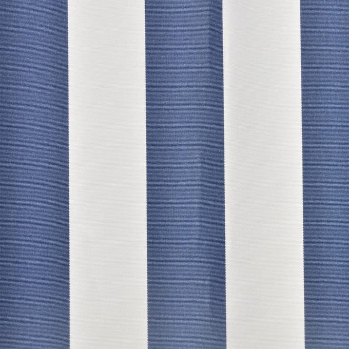 vidaXL - Vervangingsdoek - voor - luifel - 300x250 - cm - polyester - blauw - en - wit