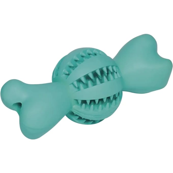 Rubberen bal met bot voor honden Nobby Pet Dental Line