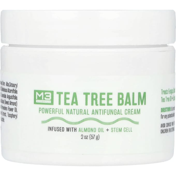 M3 Naturals, Tea Tree Balm, 57G(2Oz) white