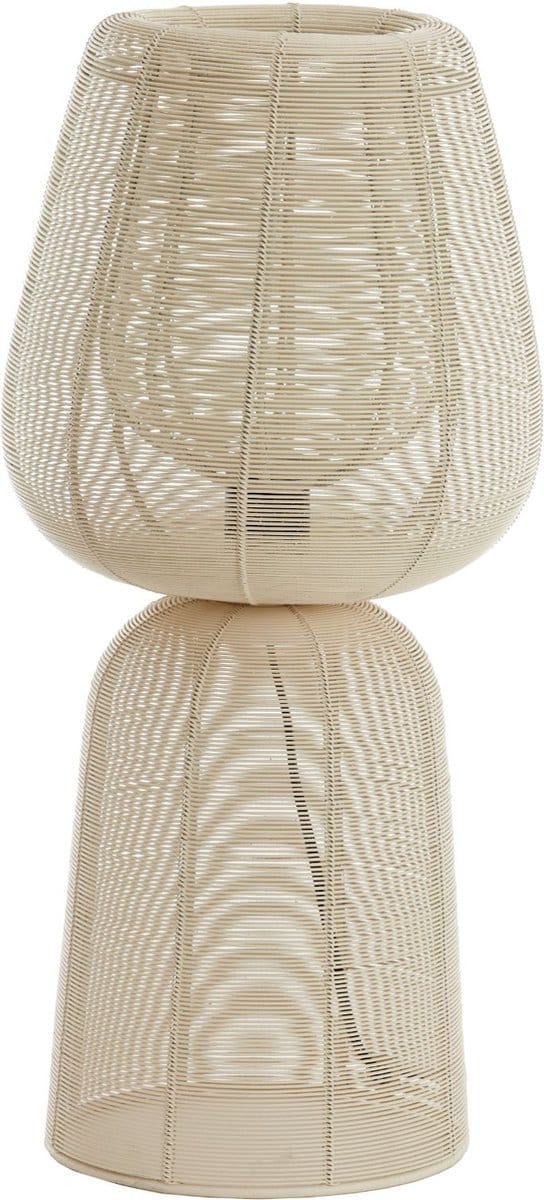 Light & Living Tafellamp Aboso - Wit - Ø24cm - Modern