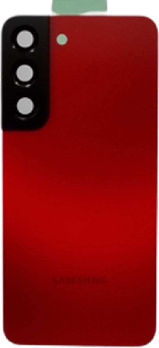 Achterkant Geschikt voor Samsung Galaxy S22 – Premium – Rood