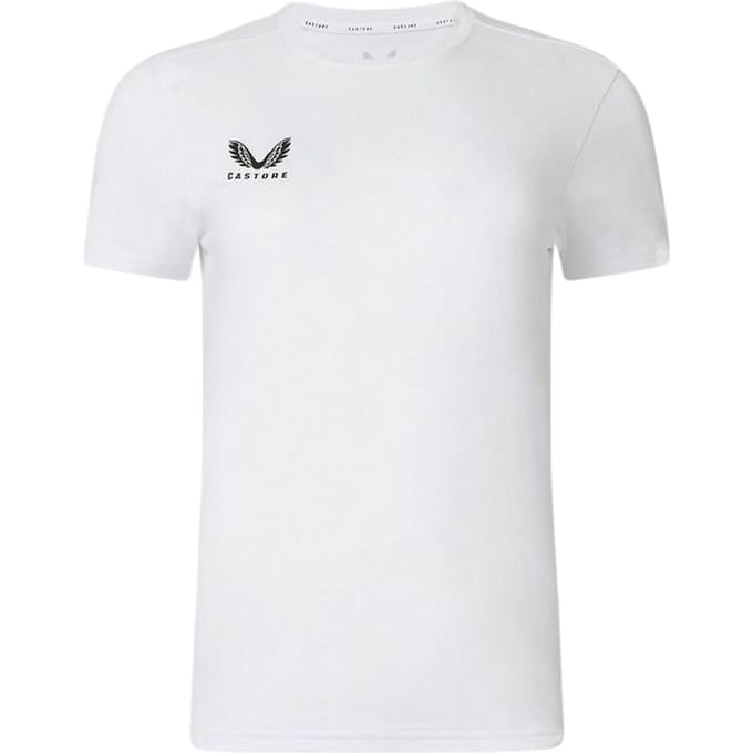 Castore Dames/Dames Logo T-shirt met korte mouwen (Briljant wit)