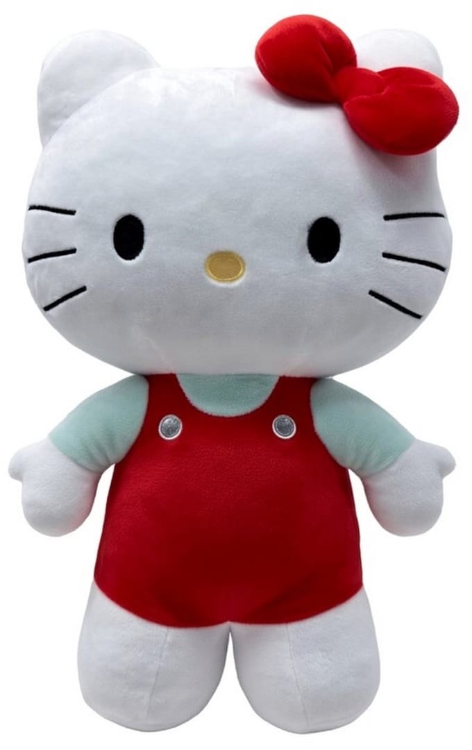 Hello Kitty - Plush Knuffel - 25 cm - Rood - 0+ jaar