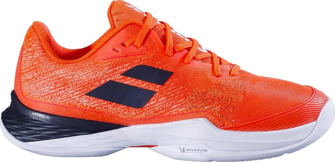 Babolat JET MACH 3 CLAY MEN - Tennisschoenen - Rood / Wit - Heren