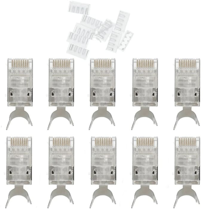 EMhub RJ45 connector CAT7 shielded per 10 stuks