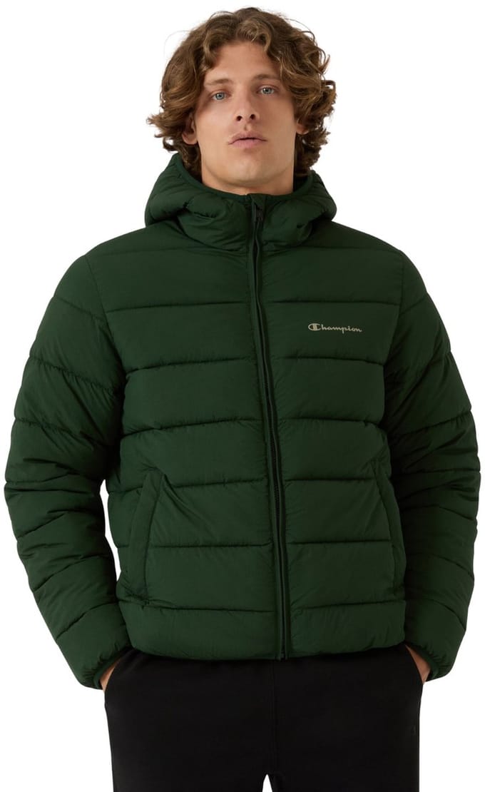 Champion Jas Heren Hooded Jacket Groen - Maat XL