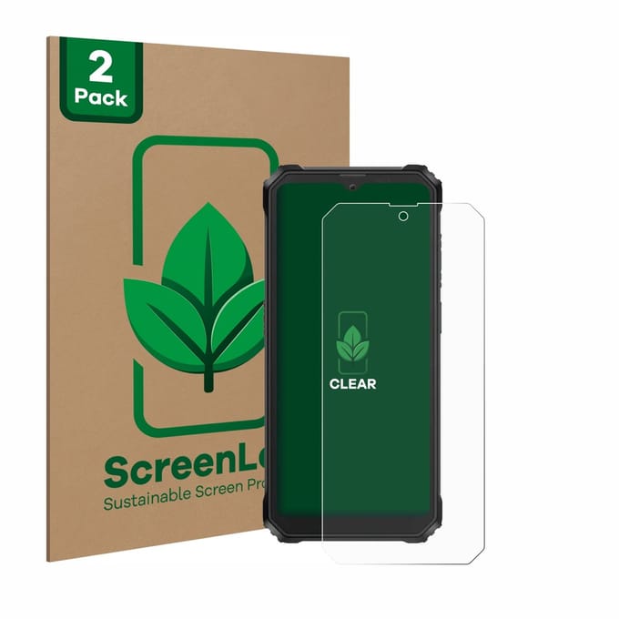 2 Stuks Screenprotector voor Blackview BV6200 Plus - Hoogwaardige Beschermfolie transparant