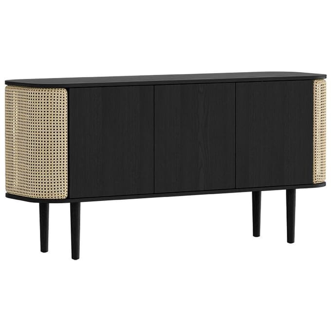 UMAGE Treasures Sideboard met 3 deuren - Venetiaans riet - eiken zwart