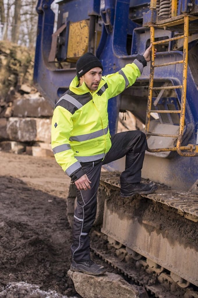 Terrax Workwear Waarschuwingsjas voor piloten, geel
