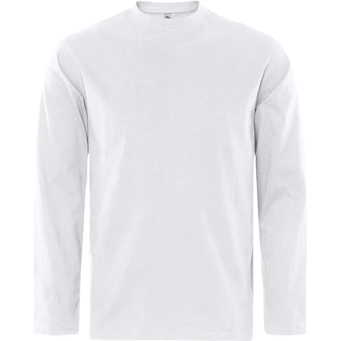 Fristads T-Shirt Met Lange Mouwen 1914 Hsj - Wit - 3XL