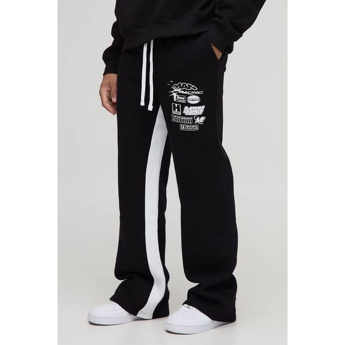 Relaxte Moto Flare Jogger | Black | Size Medium