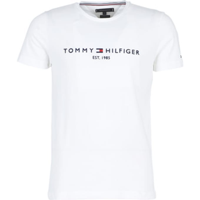 Tommy Hilfiger  T-shirt Korte Mouw TOMMY FLAG HILFIGER TEE