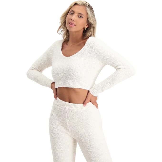 Damesbeha Steve Madden Boucle V-neck